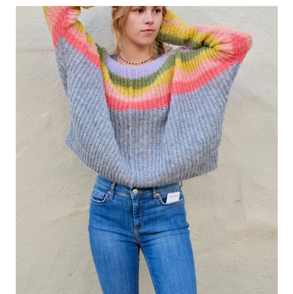 FREE PEOPLE | See The Rainbow Sweater NEW - Picture 10 of 11